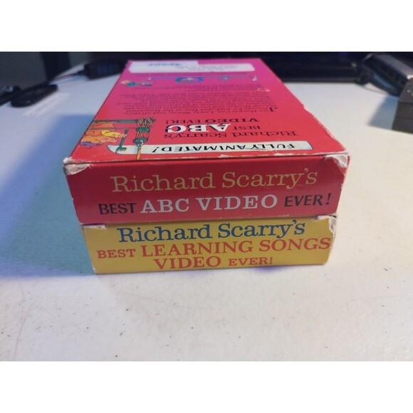 Richard Scarry Children's Video Lot Of 3 VHS Tapes - Busy Town - Picture 4 of 6